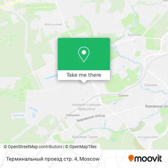 Терминальный проезд стр. 4 map