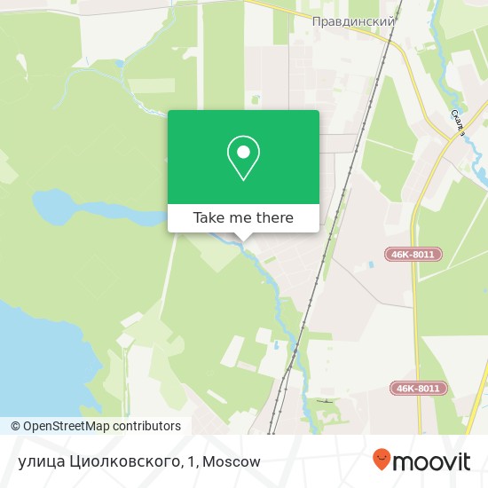 улица Циолковского, 1 map