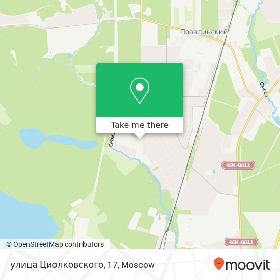 улица Циолковского, 17 map