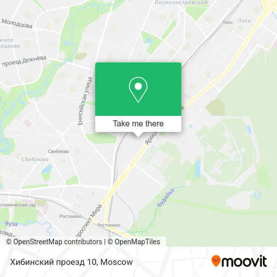 Хибинский проезд 10 map