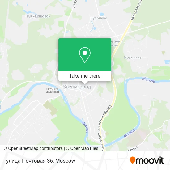 улица Почтовая 36 map
