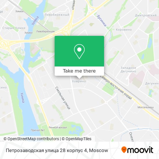 Петрозаводская улица 28 корпус 4 map