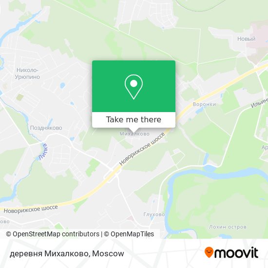 деревня Михалково map