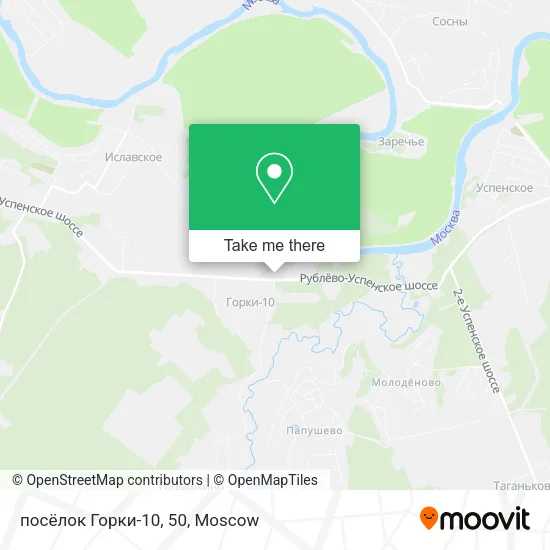 посёлок Горки-10, 50 map