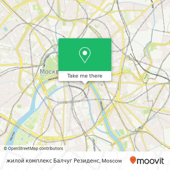 жилой комплекс Балчуг Резиденс map