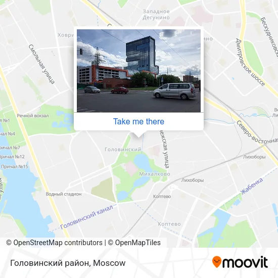 Головинский район map