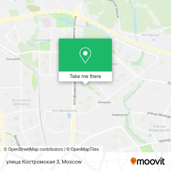 улица Костромская 3 map