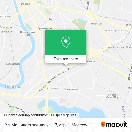 2-я Машиностроения ул. 17, стр. 1 map