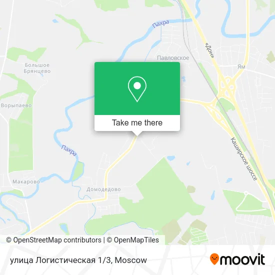 улица Логистическая 1/3 map