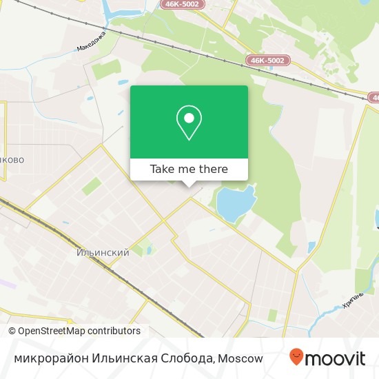 микрорайон Ильинская Слобода map