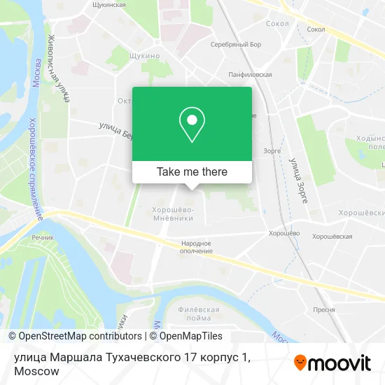 улица Маршала Тухачевского 17 корпус 1 map