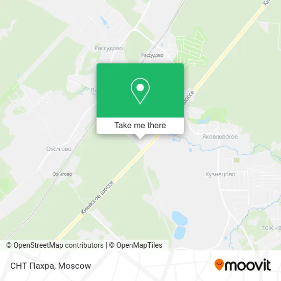 СНТ Пахра map