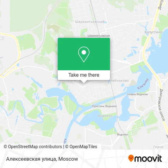 Алексеевская улица map