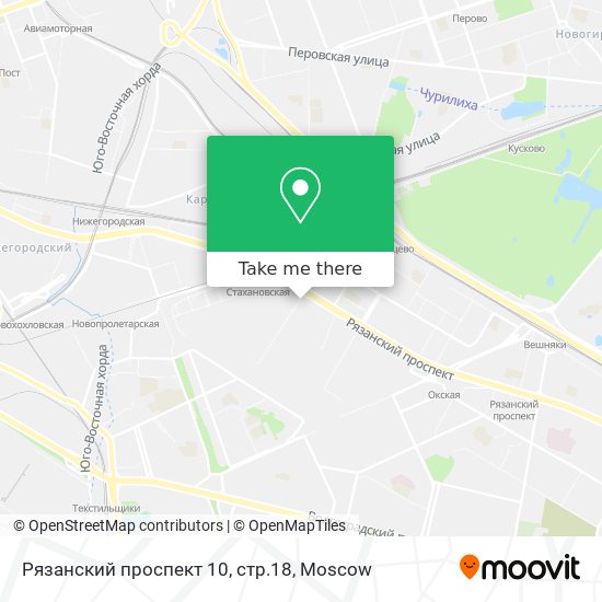 Рязанский проспект 10, стр.18 map