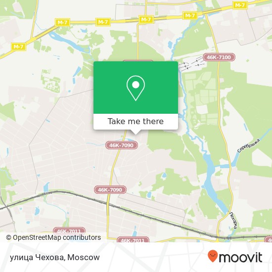улица Чехова map