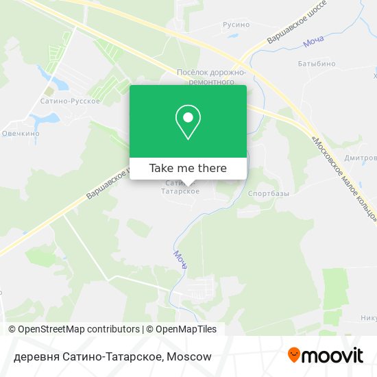 деревня Сатино-Татарское map