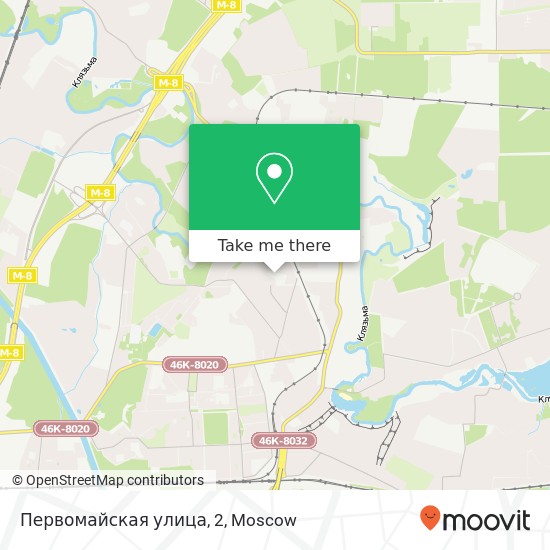 Первомайская улица, 2 map