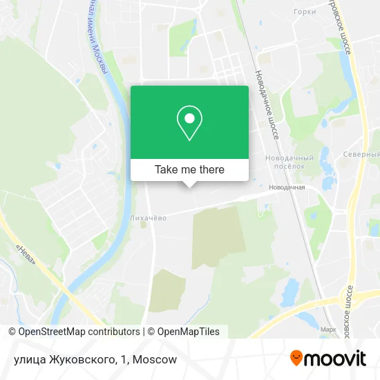 улица Жуковского, 1 map