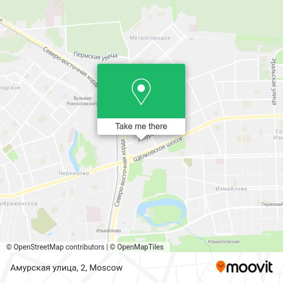 Амурская улица, 2 map