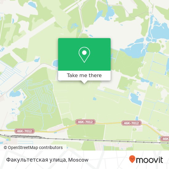 Факультетская улица map