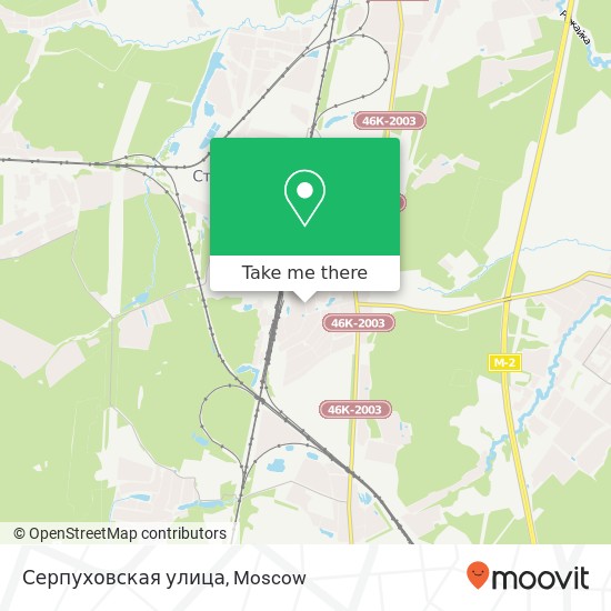 Серпуховская улица map