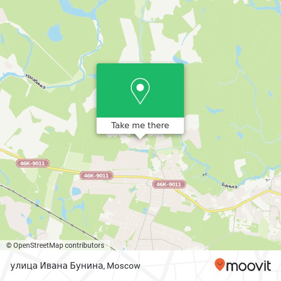 улица Ивана Бунина map