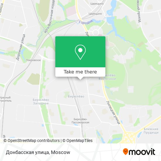 Донбасская улица map
