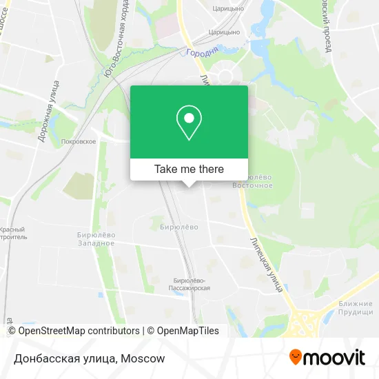 Донбасская улица map