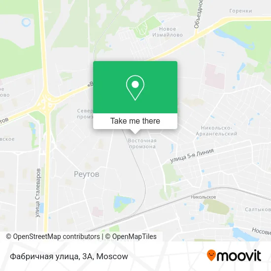 Фабричная улица, 3А map