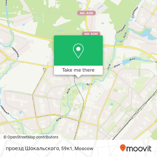 проезд Шокальского, 59к1 map