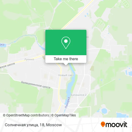 Солнечная улица, 18 map