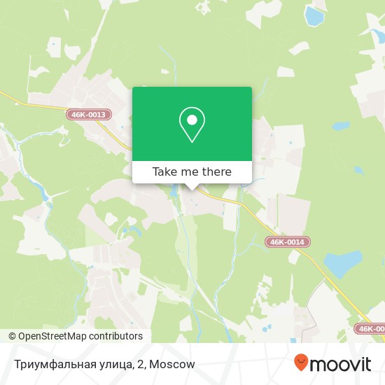 Триумфальная улица, 2 map