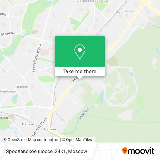 Ярославское шоссе, 24к1 map