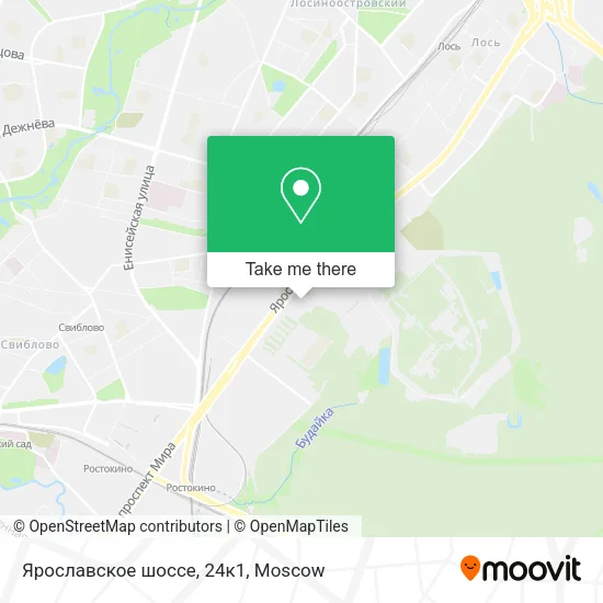 Ярославское шоссе, 24к1 map