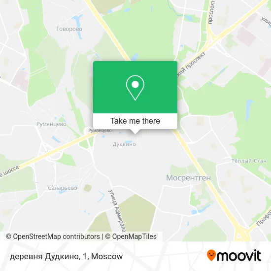 деревня Дудкино, 1 map