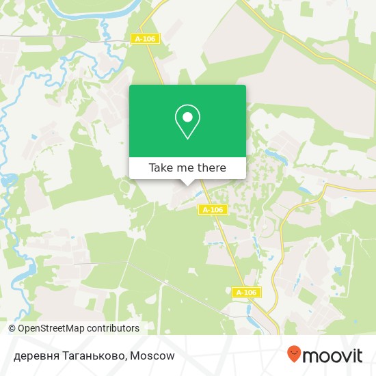 деревня Таганьково map