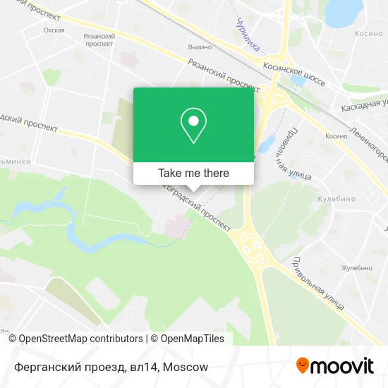 Ферганский проезд, вл14 map