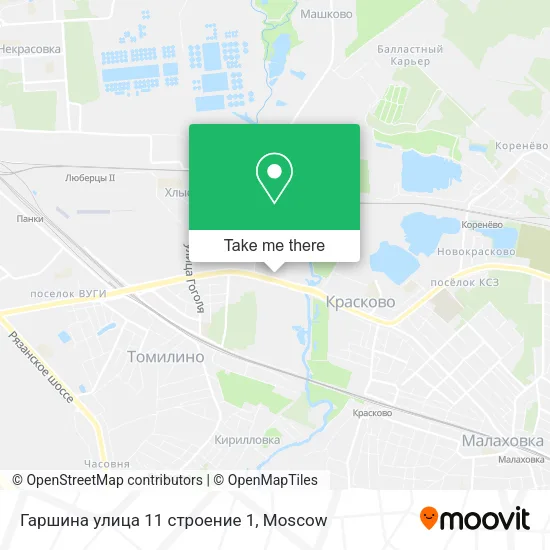 Гаршина улица 11 строение 1 map