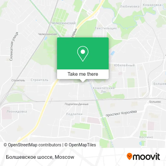 Болшевское шоссе map