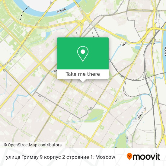 улица Гримау 9 корпус 2 строение 1 map