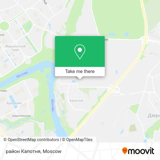 район Капотня map