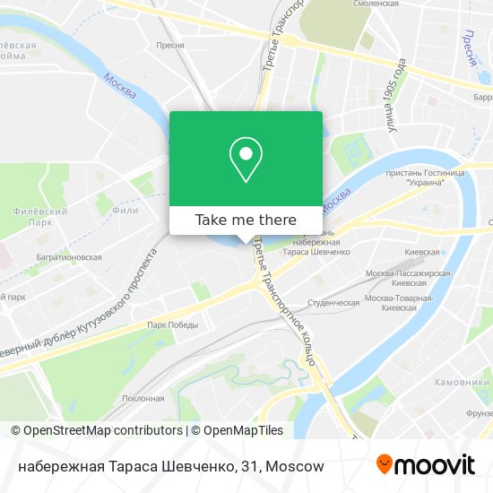 набережная Тараса Шевченко, 31 map