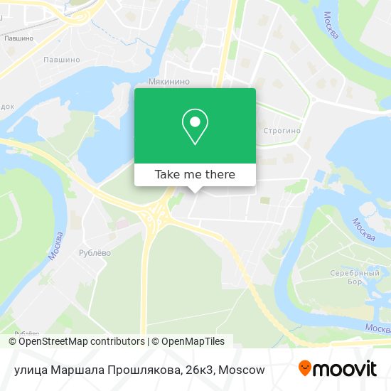 улица Маршала Прошлякова, 26к3 map