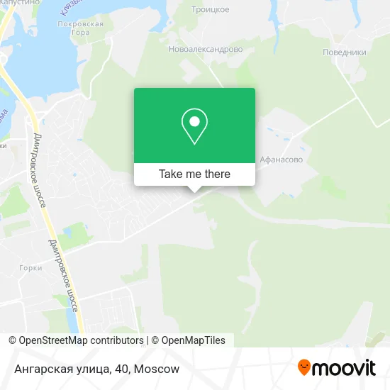 Ангарская улица, 40 map