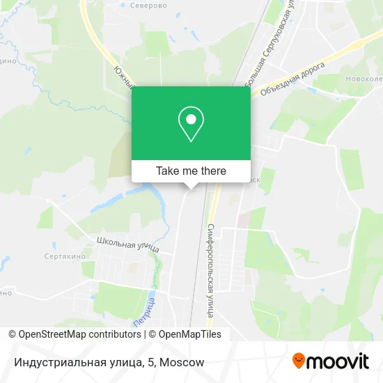 Индустриальная улица, 5 map