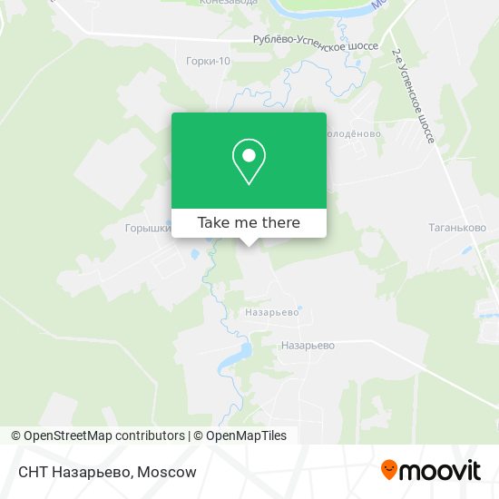 СНТ Назарьево map