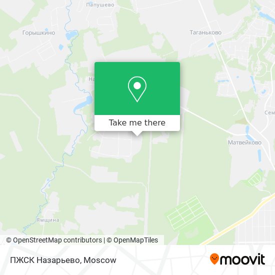 ПЖСК Назарьево map