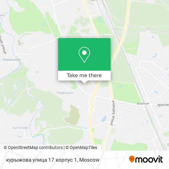 курыжова улица 17 корпус 1 map