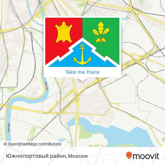 Южнопортовый район map