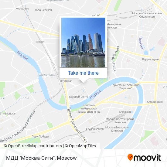 МДЦ "Москва-Сити" map